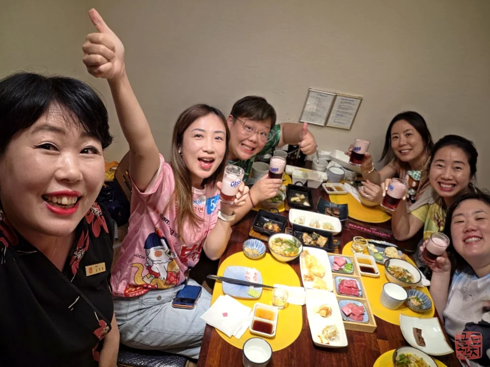 서울여행 맛집 골드참치, 에단 루이 방송을 본 홍콩 친구들이 찾아오다
